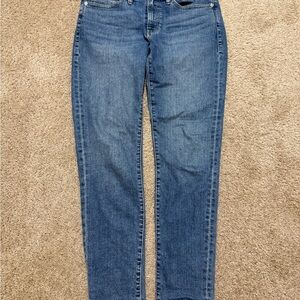 Frame Le Gracon Denim Blue Straight Leg Jeans